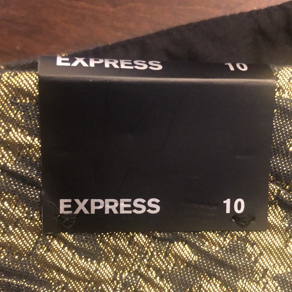 Golden Dress Shorts by Express - Picture 15 of 17